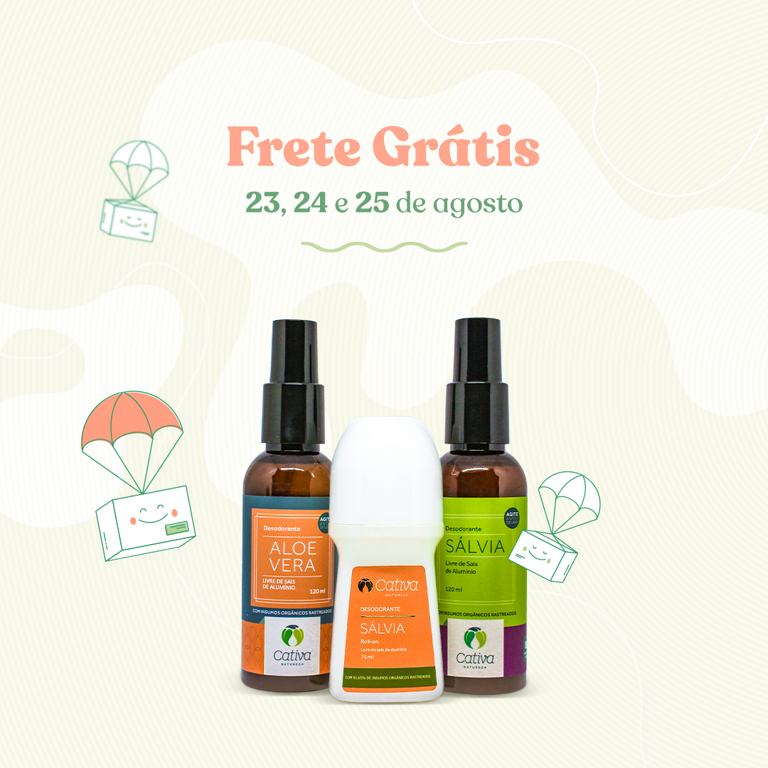 Campanha Frete Grátis — Cativa Natureza