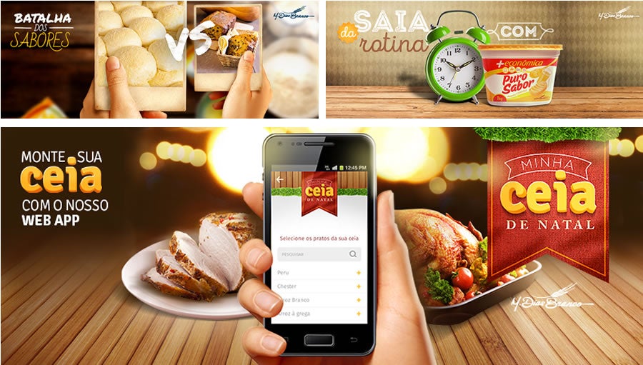 Exemplos de conteúdo digital produzido para Puro Sabor