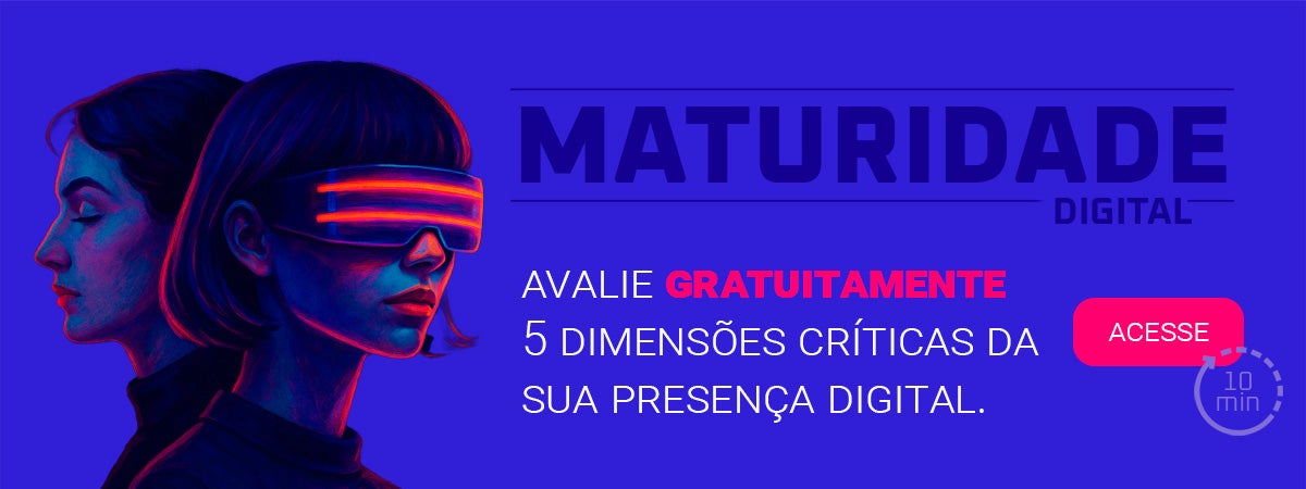 Teste de Maturidade Digital. Avalie gratuitamente 6 dimensões críticas da sua presença digital